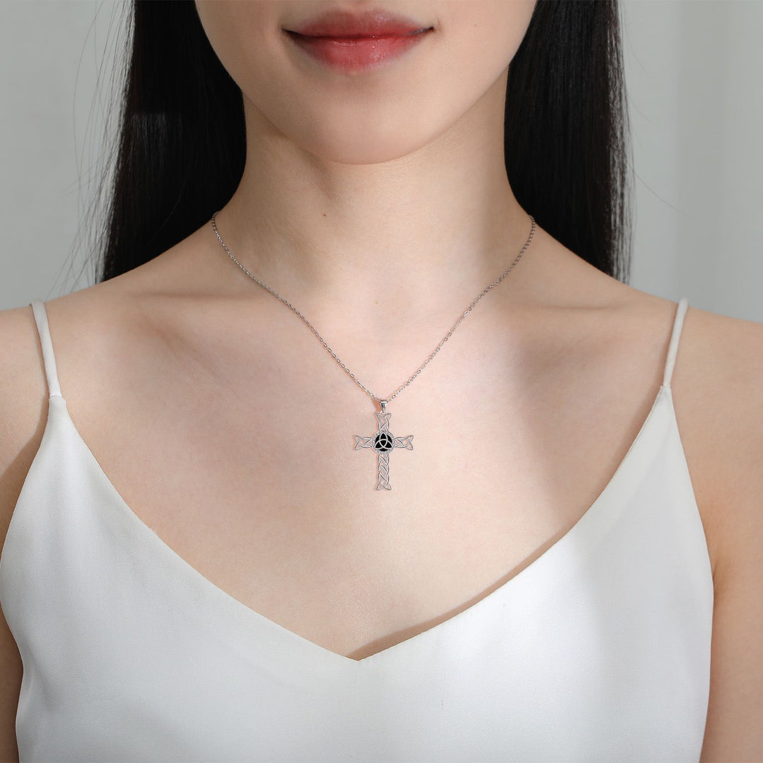 Celtic Cross Necklace – Women's Minimalist Luxury & Unique Style