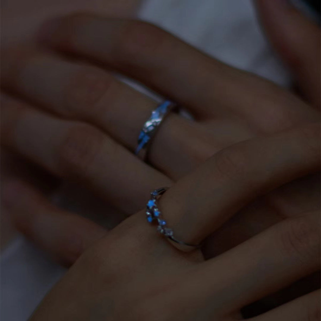 Starlight Couple Rings (Light Luxury Romantic Style)