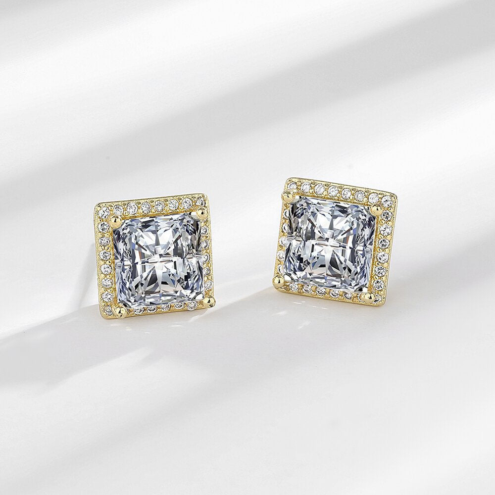 Luxury Cube Zircon Earrings