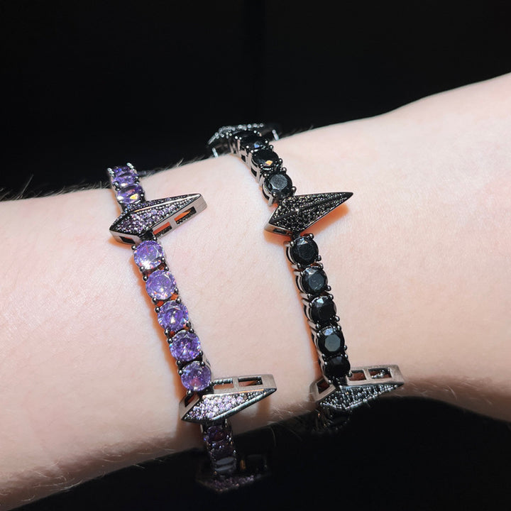 Hip-Hop Panther Full Zircon Bracelet – Punk Style Bangle