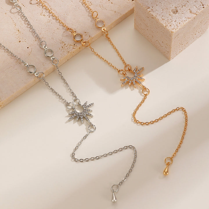 Starburst Y-Shaped Adjustable Necklace (2 Colors Delicate Pendant)