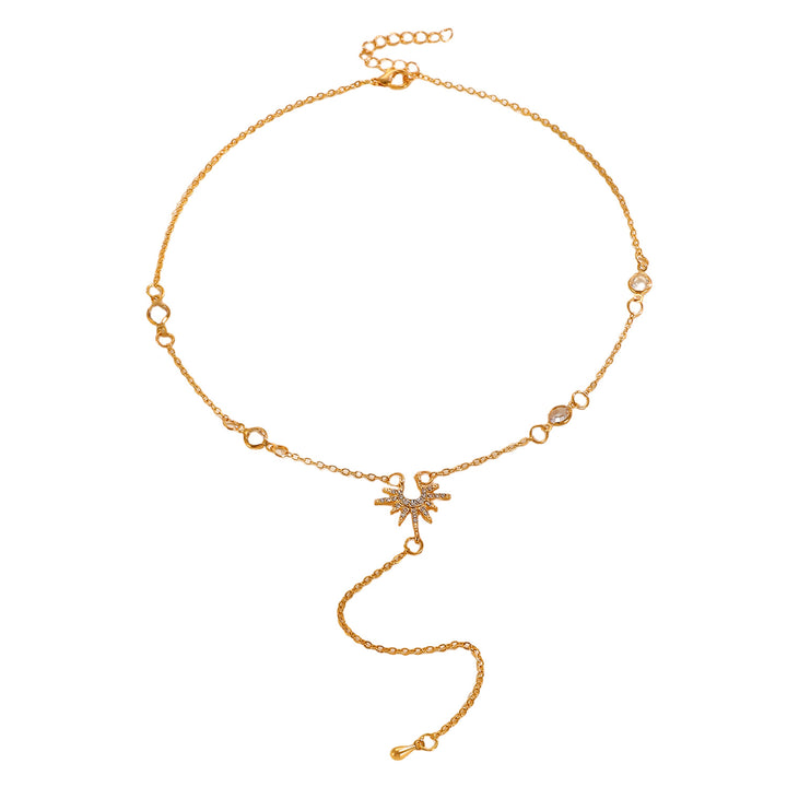 Starburst Y-Shaped Adjustable Necklace (2 Colors Delicate Pendant)