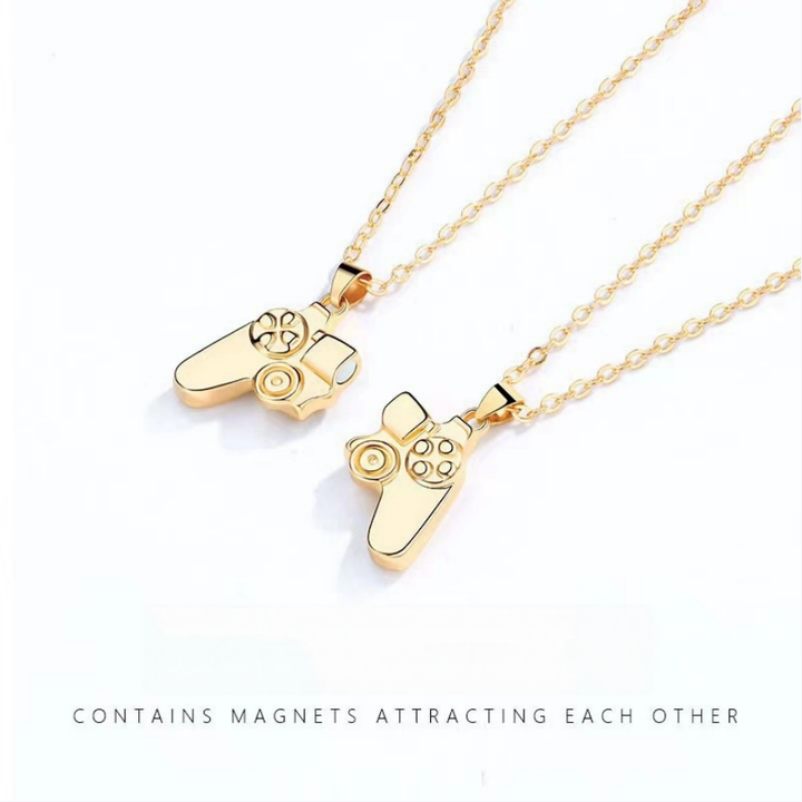 Detachable Game Controller Matching Couple Necklace, Multiple‑Color Options