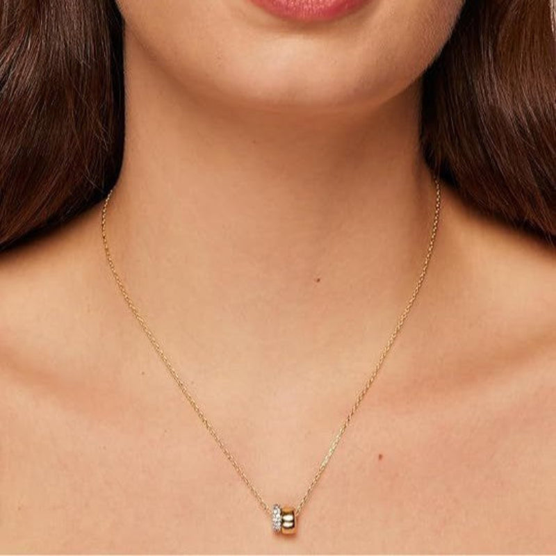 Dual Cylinder Bead Necklace