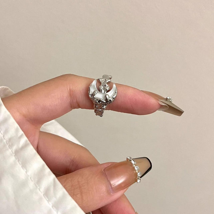 Vintage Moon Vine S925 Sterling Silver Ring