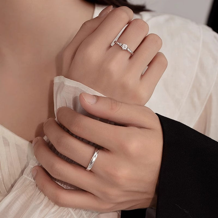 Love at First Sight Couple Rings (Minimalist Romantic Ritual Style)