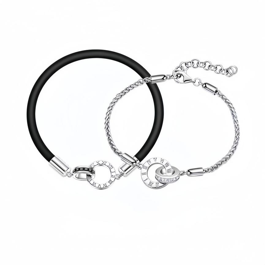 Time Lovers Couple Bracelet (Light Luxury Niche Commemorative Style)