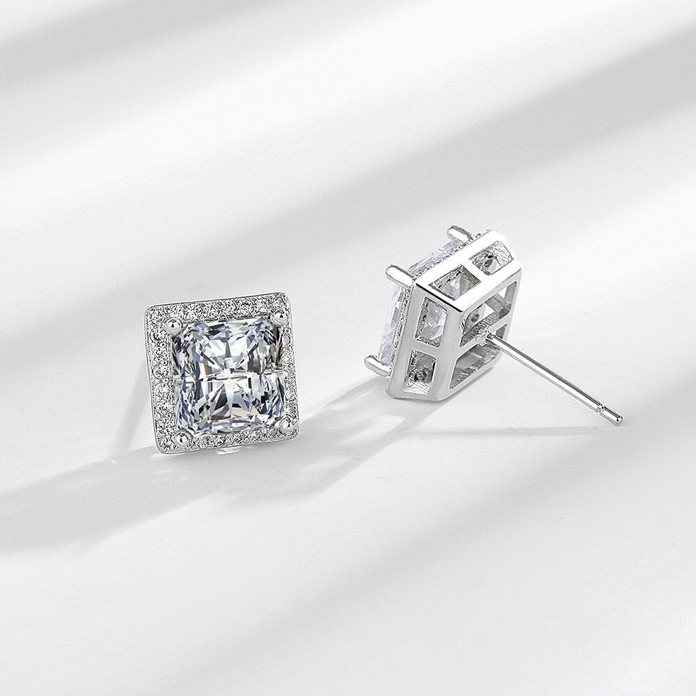Luxury Cube Zircon Earrings