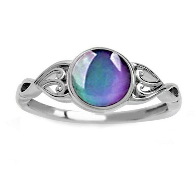 Celtic Pattern Mood Color Changing Ring