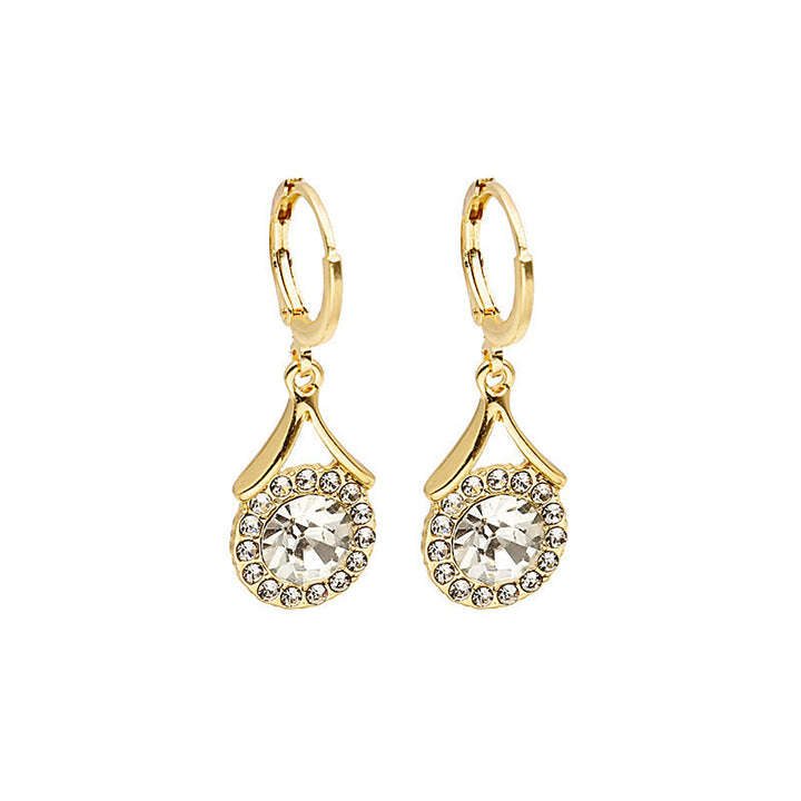 Starburst Gemstone Huggie Set (Light Luxury Niche Design Earrings)