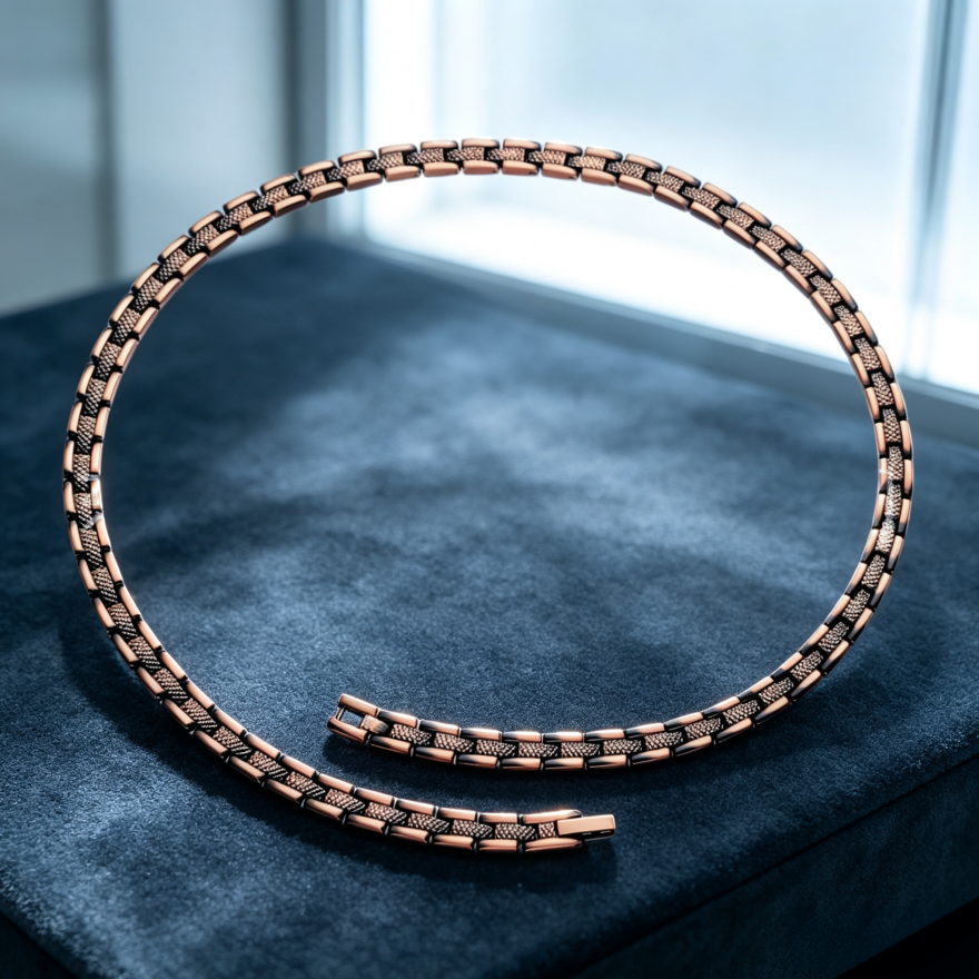 Copper Magnetic Necklace, Two Chain Styles Available