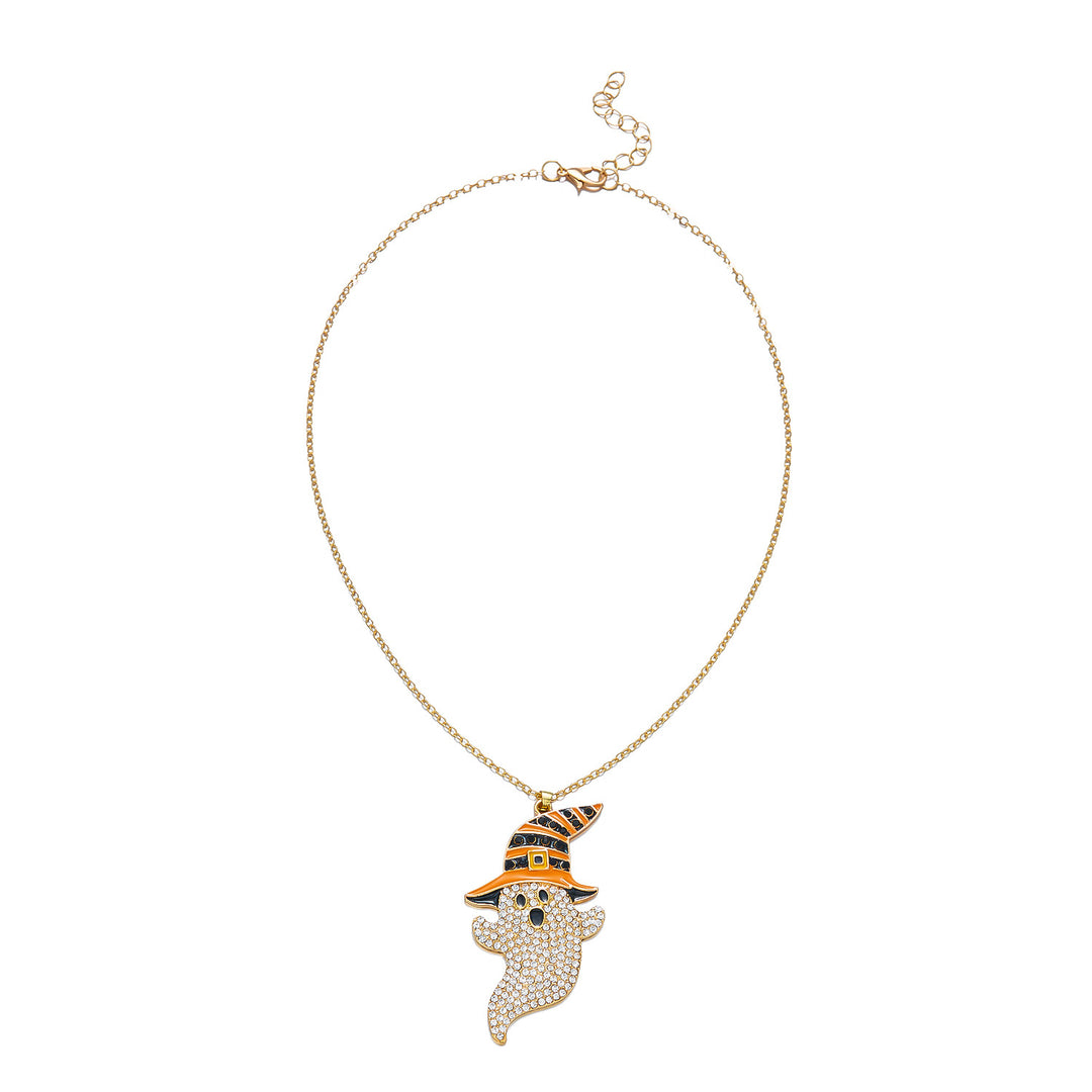 Halloween Themed Necklace, Bat & Ghost Two Styles Available