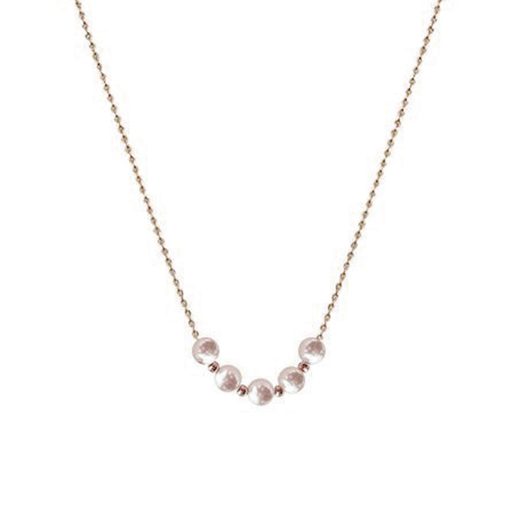 Luxury Pearl Necklace (Silver/Gold Clavicle Chain)