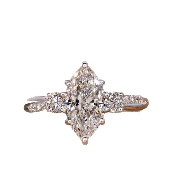 Marquise Cut Diamond Statement Ring (Elegant Engagement-Style Band)