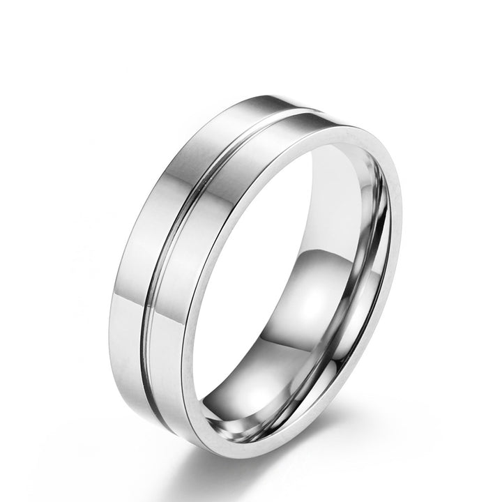Gold-Plated Diamond-Inlaid Couple Rings (Light Luxury Minimalist Marriage Style)
