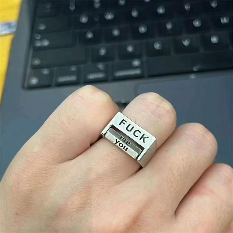 Slidable "LOVE YOU" Open Ring (Trendy Romantic Style Series)