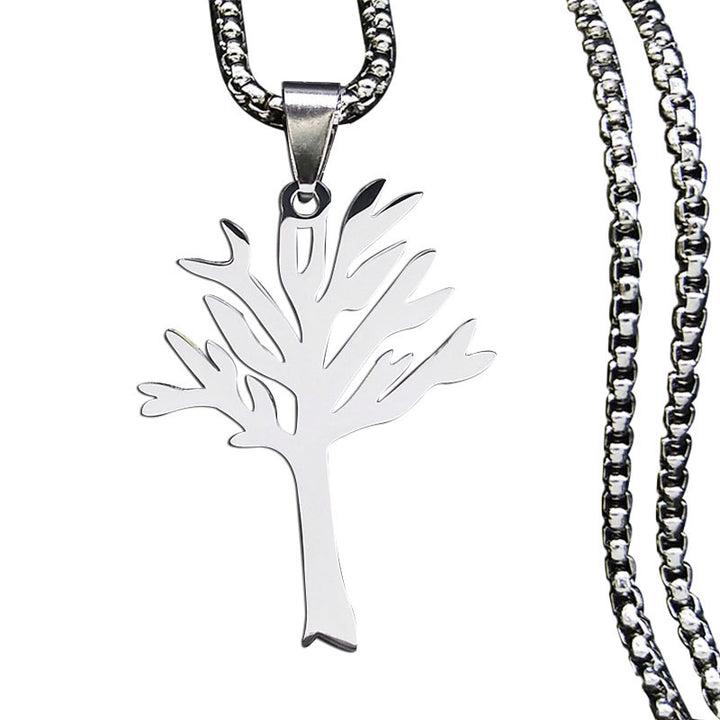 Tree of Life Necklace Pendant – World Peace Snake Chain Jewelry