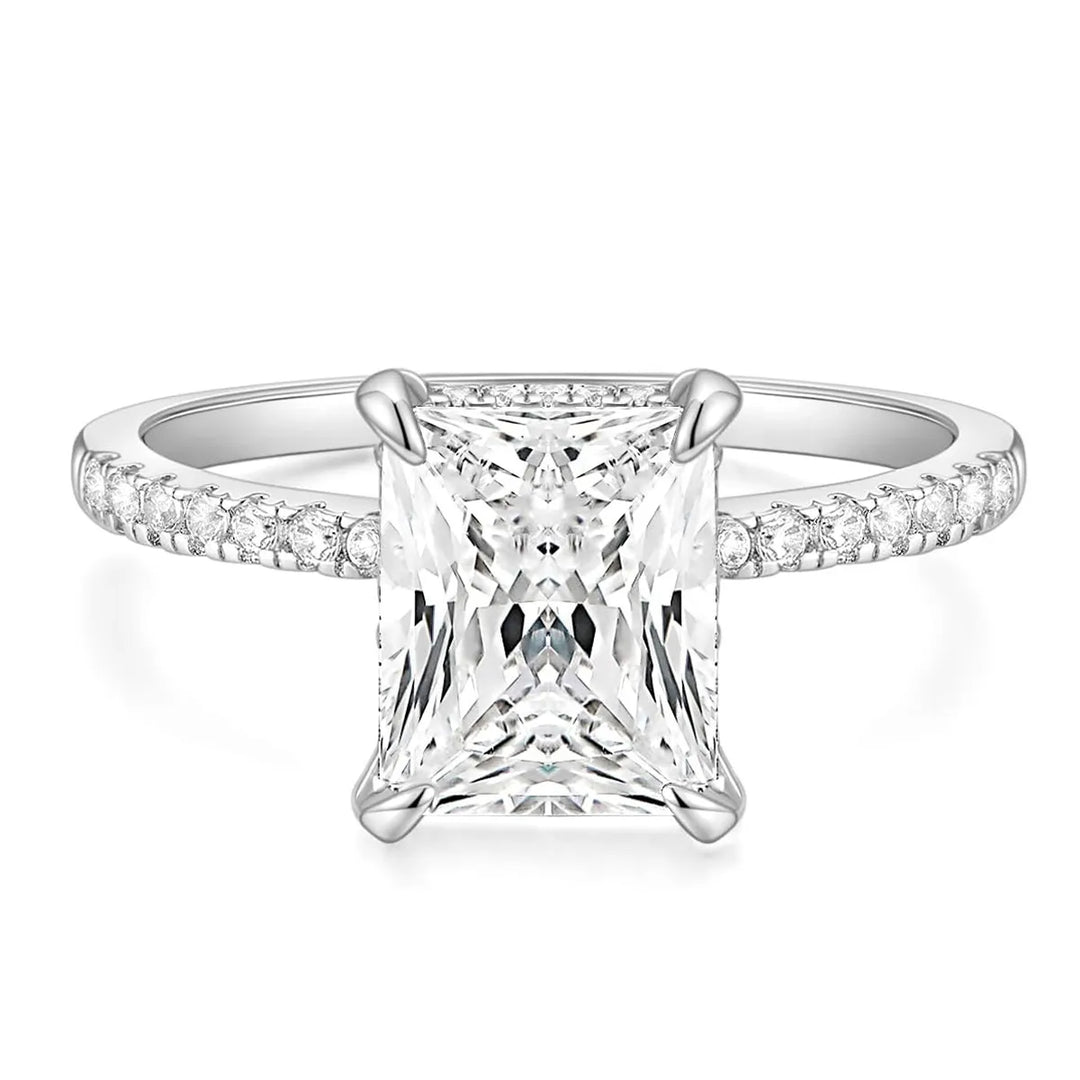 4-11 Size Square Diamond Ring (Luxury Elegant Multi-Color Style)