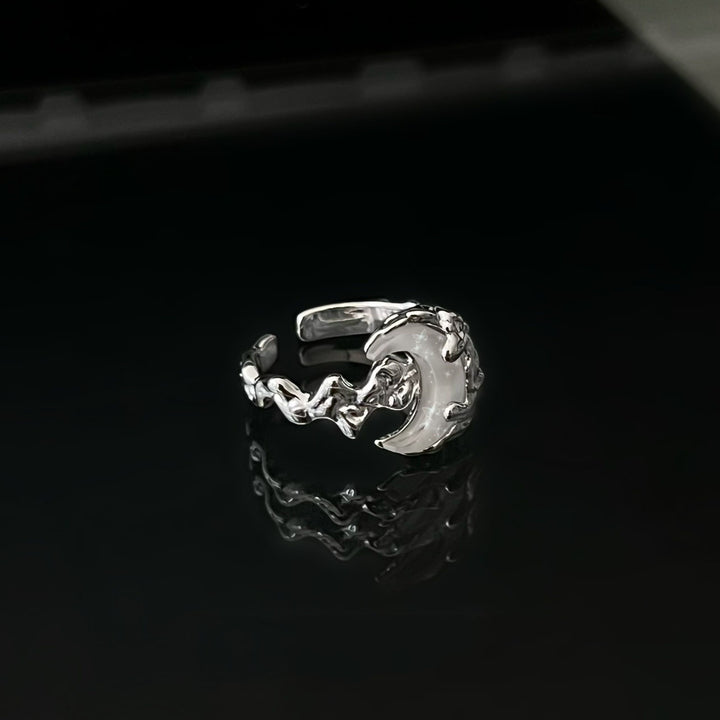 Vintage Moon Vine S925 Sterling Silver Ring