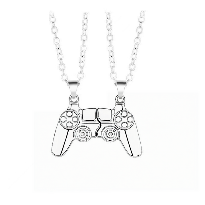 Detachable Game Controller Matching Couple Necklace, Multiple‑Color Options