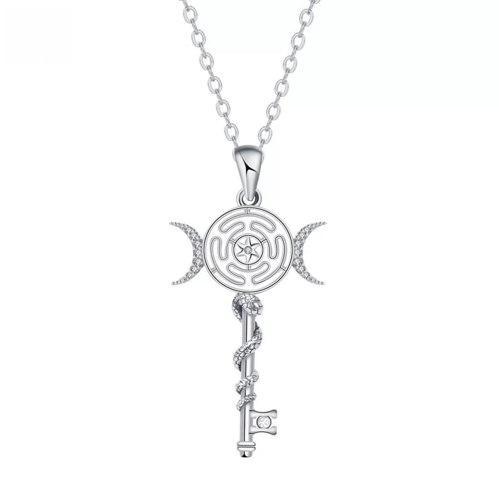 Esoteric Key Pendant Necklace (Niche Ritual Style Series)