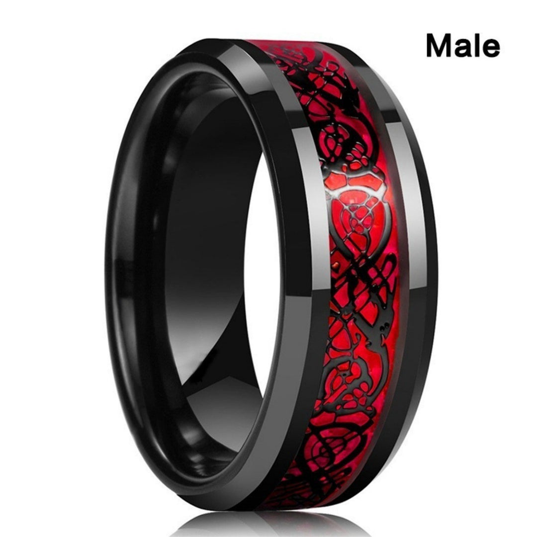 Dark Heart Colored Gem Couple Rings (Personalized Luxury Style)