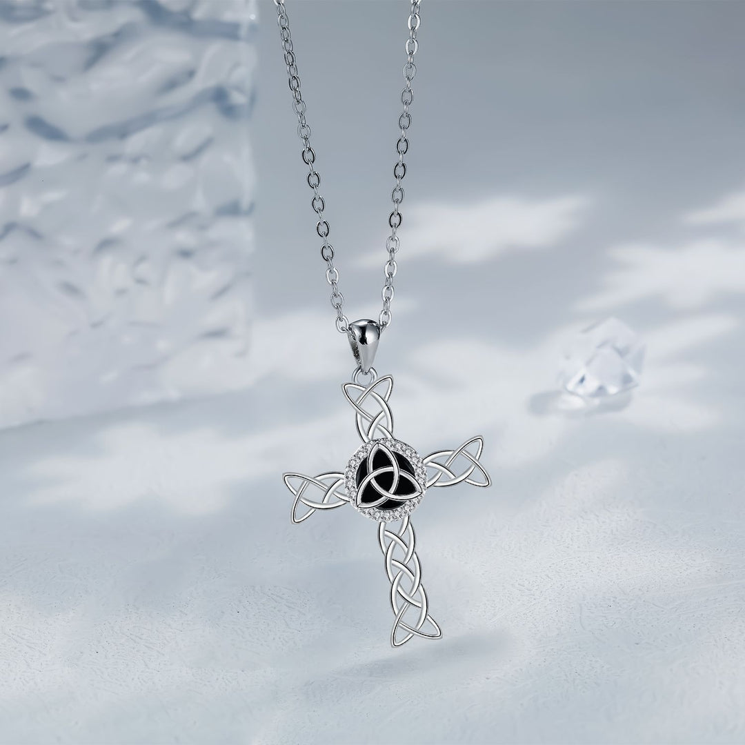 Celtic Cross Necklace – Women's Minimalist Luxury & Unique Style