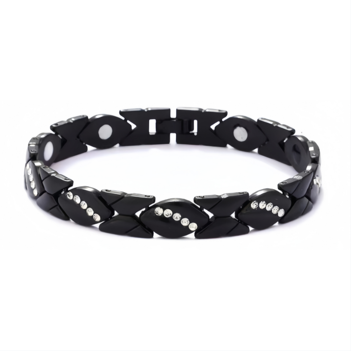 Rhombus Pave Diamond Magnetic Bracelet (Light Luxury Niche Commute Style Bracelet)