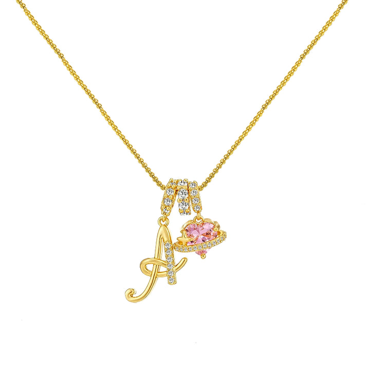 Dopamine-Inspired 26-Letter Alphabet Necklace for Women