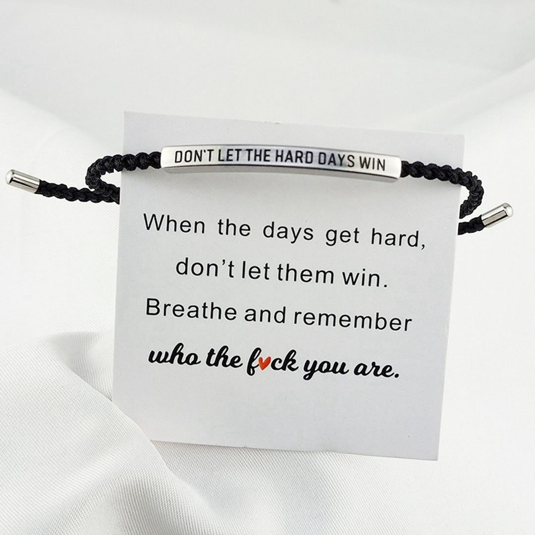 GOD IS IN CONTROL Adjustable Braided Bracelet