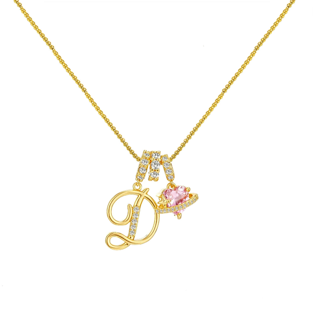 Dopamine-Inspired 26-Letter Alphabet Necklace for Women