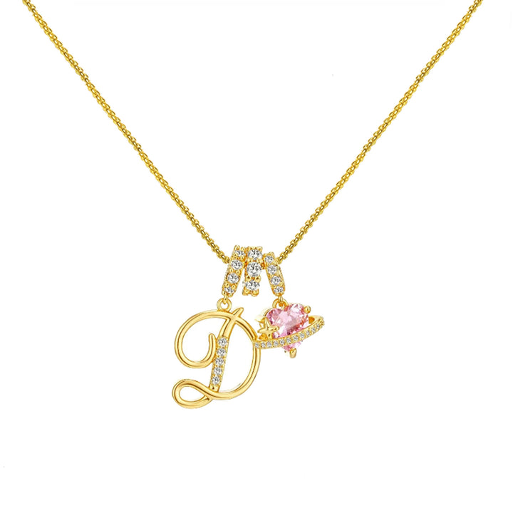 Dopamine-Inspired 26-Letter Alphabet Necklace for Women