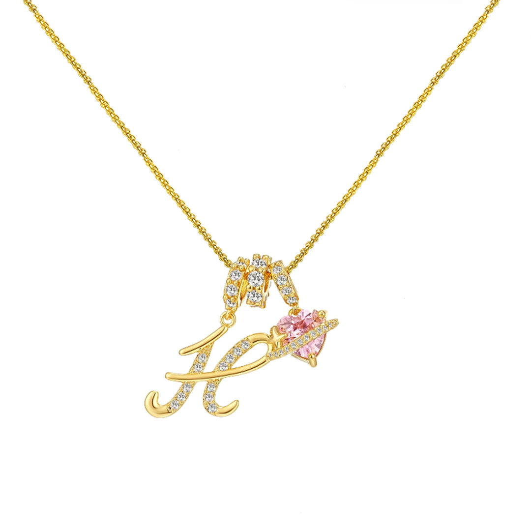 Dopamine-Inspired 26-Letter Alphabet Necklace for Women