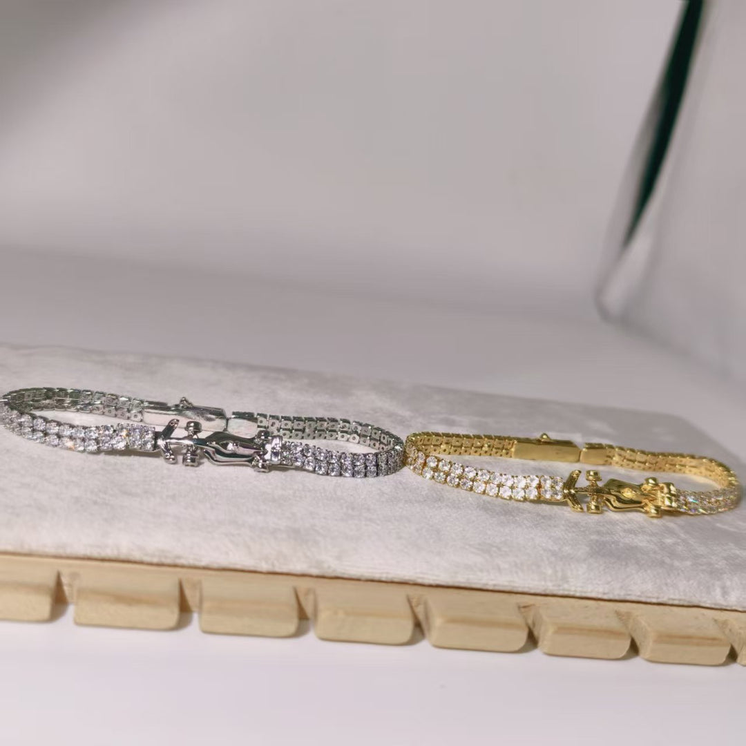 F1 Inspired Diamond Bracelet