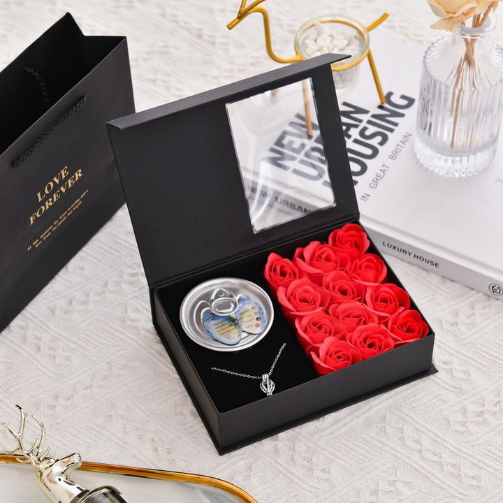 Natural Pearl Oyster Necklace Gift Set (Creative DIY Confession Gift)