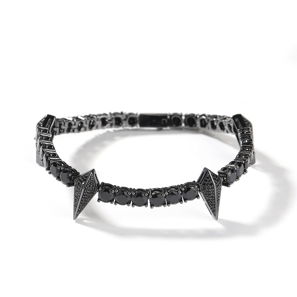 Hip-Hop Panther Full Zircon Bracelet – Punk Style Bangle