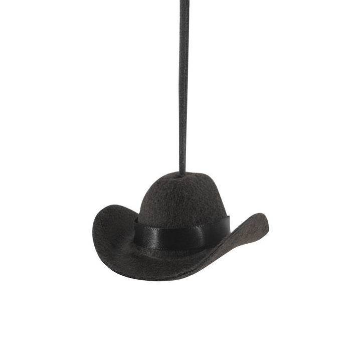 🤠 Cowboy Hat & Cross Car Charm | A Ride with Style & Faith 🚗✨
