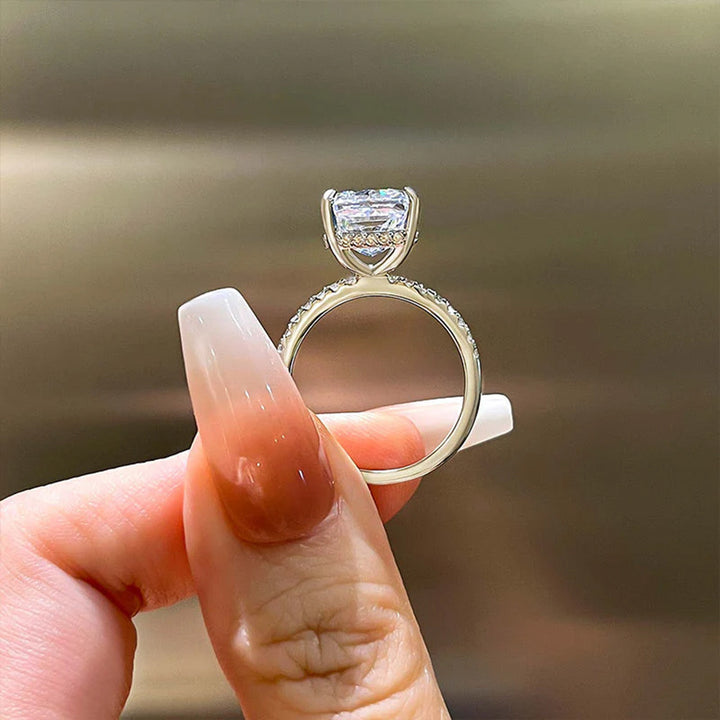 4-11 Size Square Diamond Ring (Luxury Elegant Multi-Color Style)