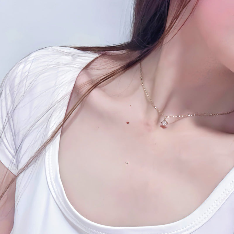 Square Diamond Minimalist Choker (Light Luxury Niche Versatile Necklace)