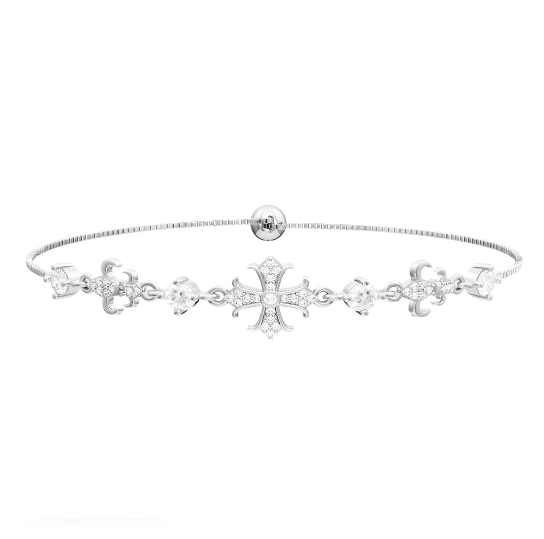 Cross & Starburst Stackable Bracelet Set (Light Luxury Niche Exquisite Bracelet Set)