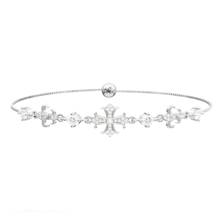 Cross & Starburst Stackable Bracelet Set (Light Luxury Niche Exquisite Bracelet Set)