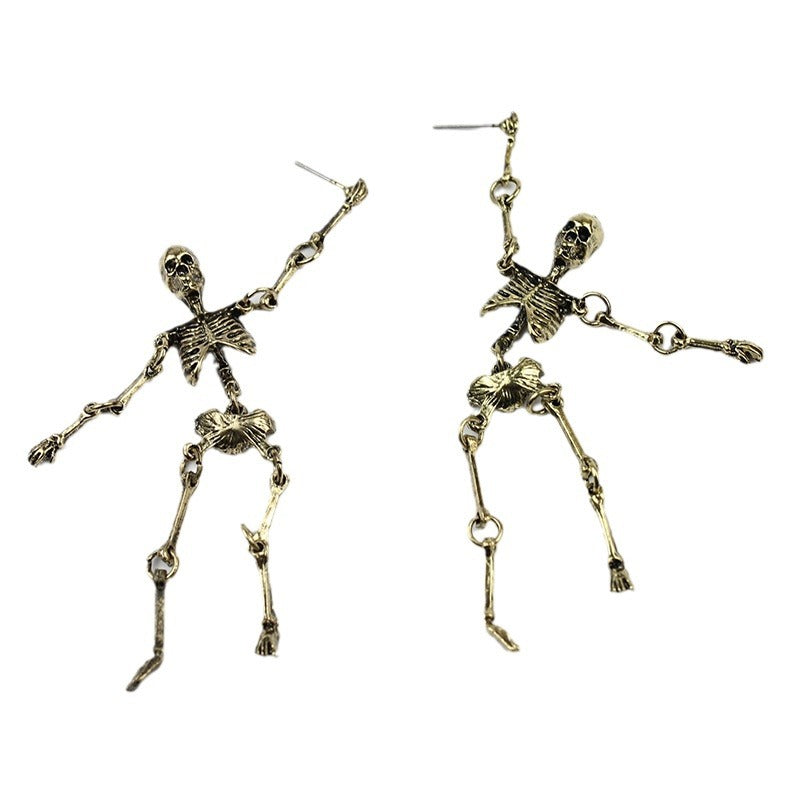 Halloween Skull Drop Earrings – Spooky & Fun Statement Jewelry