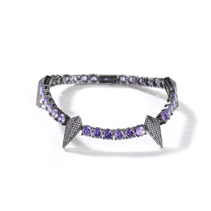 Hip-Hop Panther Full Zircon Bracelet – Punk Style Bangle