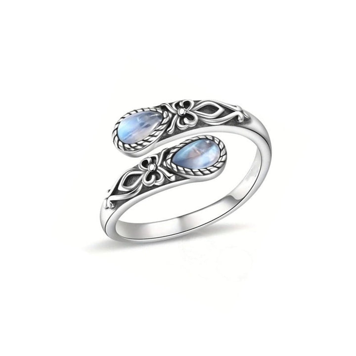Victorian Spoon-Style Moonstone Ring