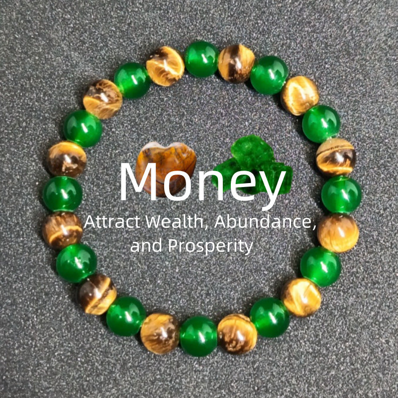 Wealth‑Attracting Multi‑Gemstone Beaded Bracelet