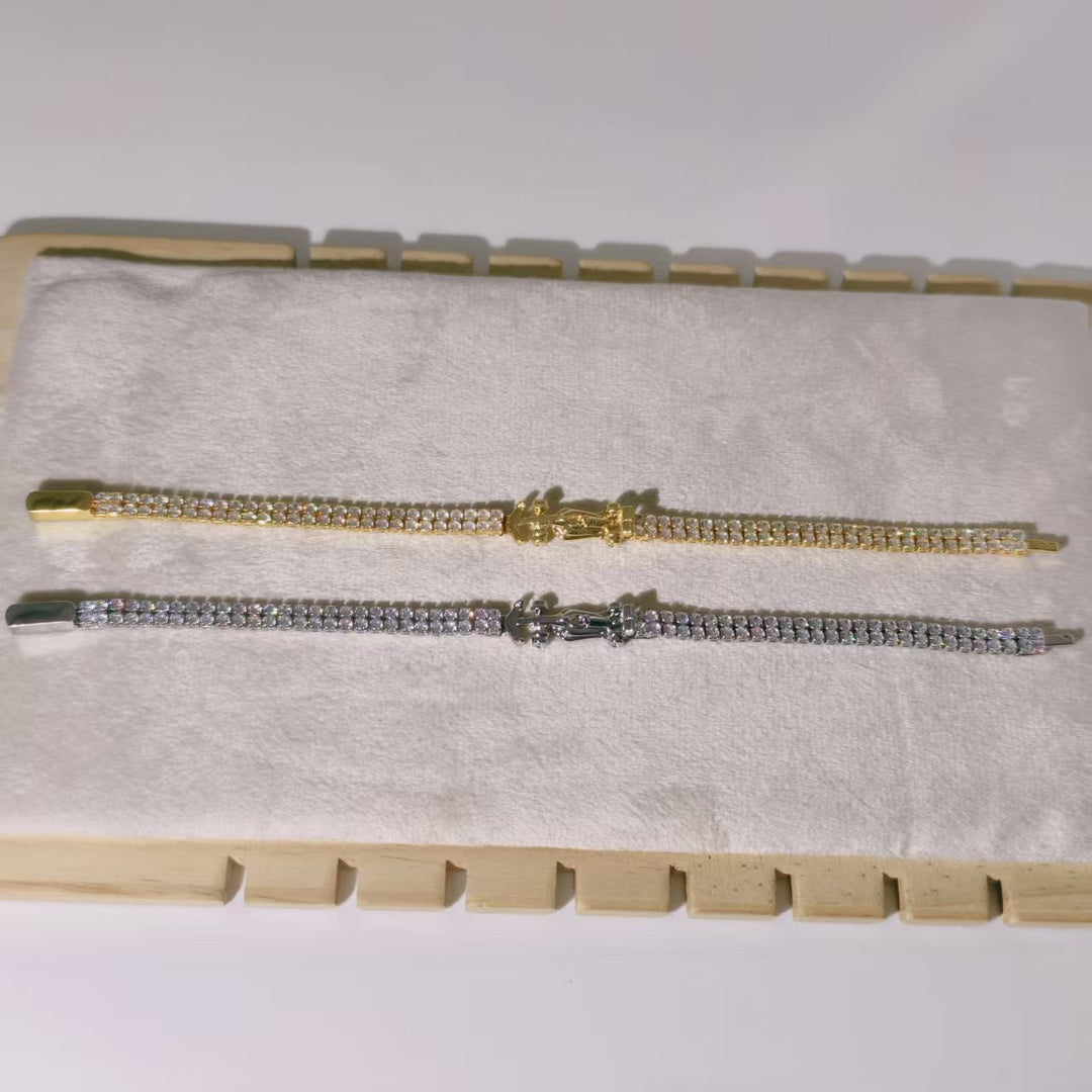 F1 Inspired Diamond Bracelet