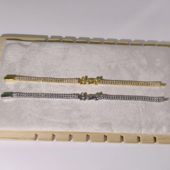 F1 Inspired Diamond Bracelet