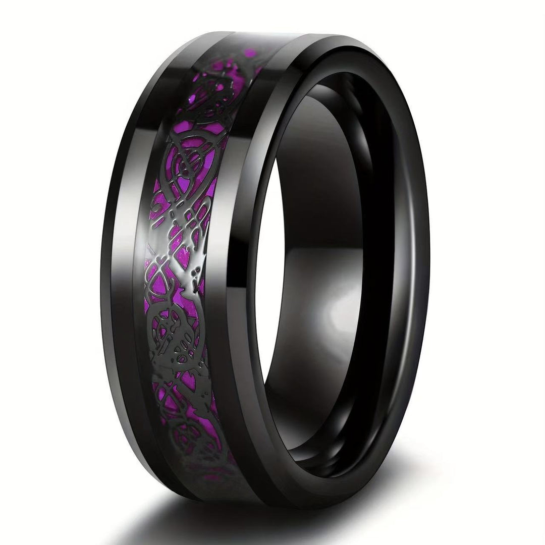 Dark Heart Colored Gem Couple Rings (Personalized Luxury Style)