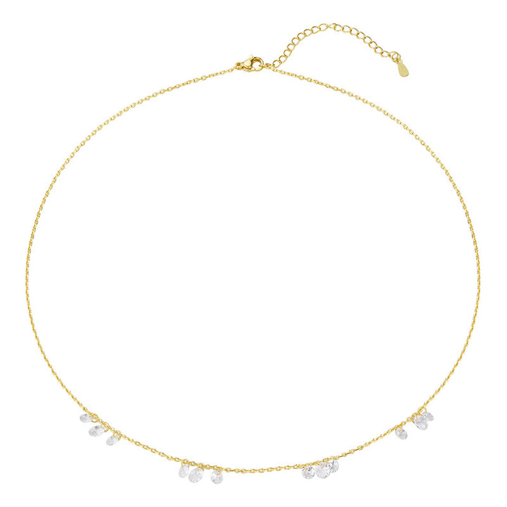 Diamond Shard Galaxy Choker (Light Luxury Niche Dainty Clavicle Chain)