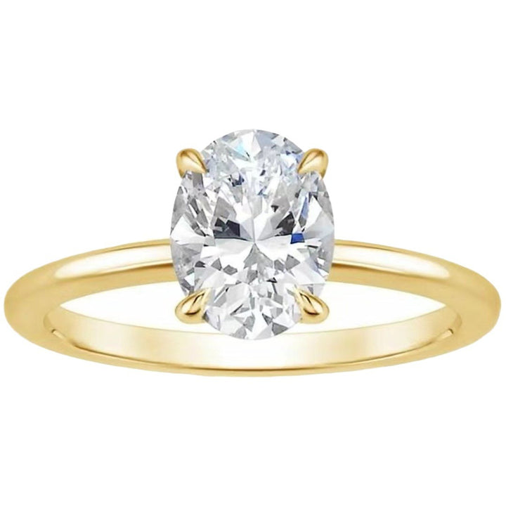 Minimalist INS-Style Cubic Zirconia Ring – Handmade Ultra-Sparkle Diamond-Inspired Design